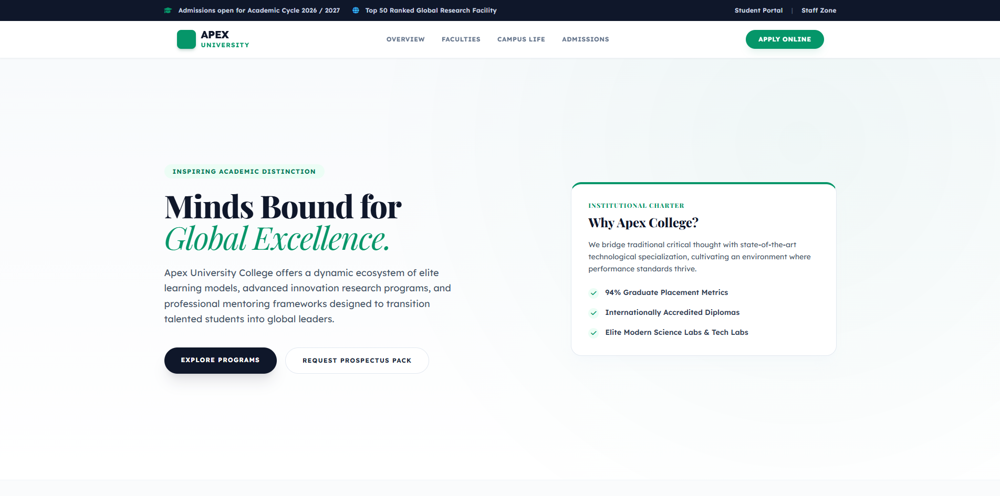 Academic Template Preview