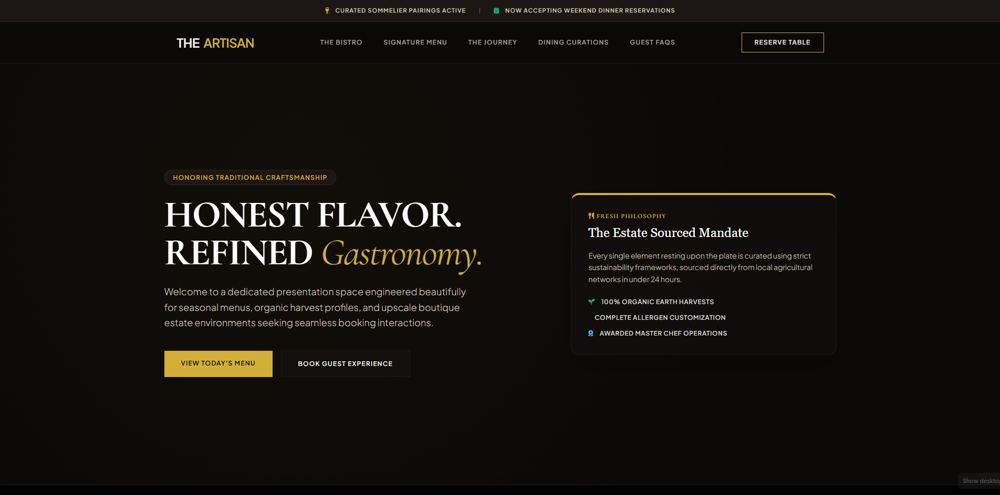 Restaurant Template Preview